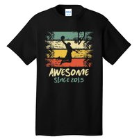 7th Birthday Basketball Player Awesome Since 2015 Vintage Tall T-Shirt