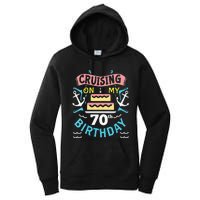 70th Birthday Cruise Trip Men Women Birthday Cruise Women's Pullover Hoodie