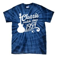 70th Birthday Classic Rockin Since 1954 Tie-Dye T-Shirt