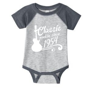 70th Birthday Classic Rockin Since 1954 Infant Baby Jersey Bodysuit