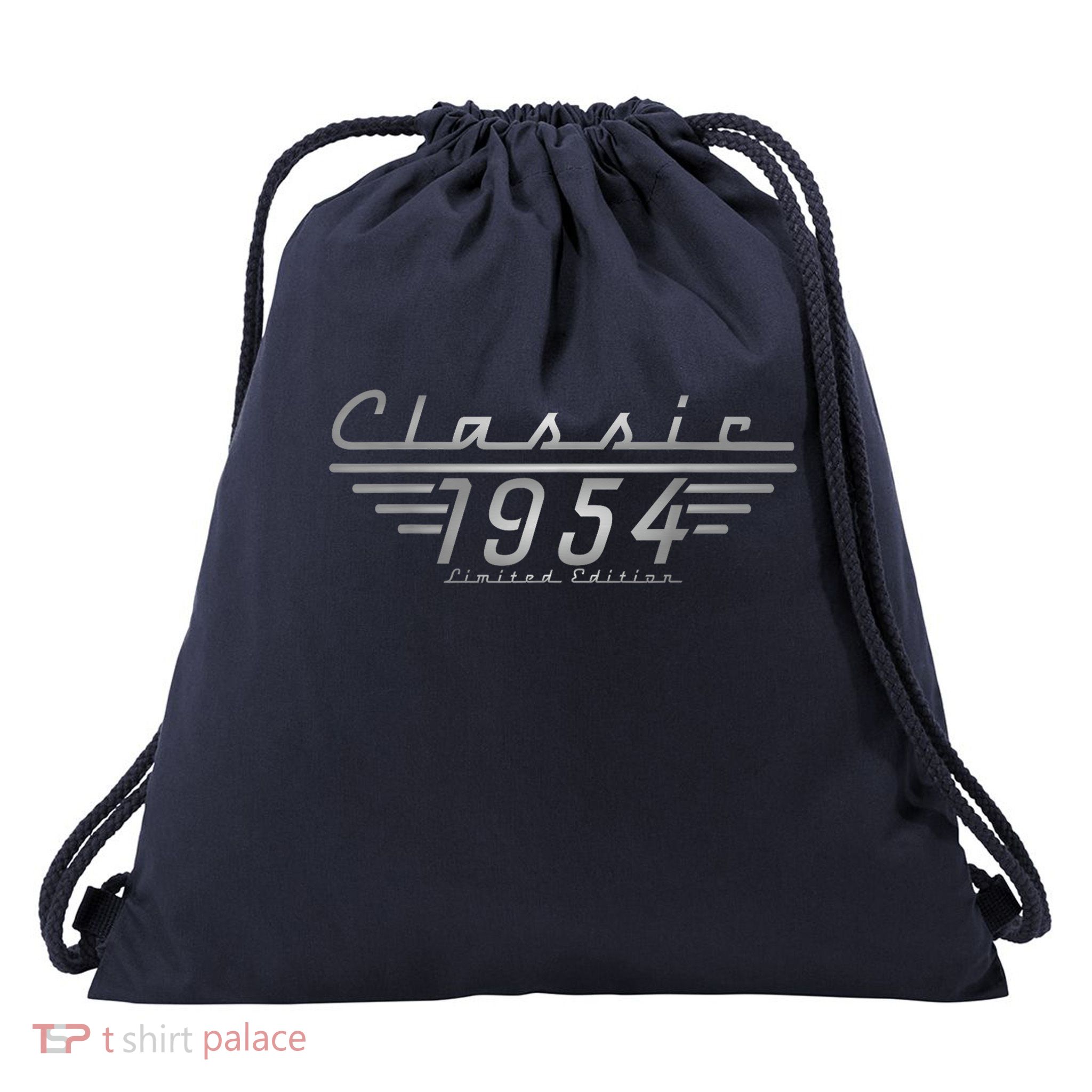 70th Birthday Classic Limited Edition 1954 70 Year Old Drawstring Bag