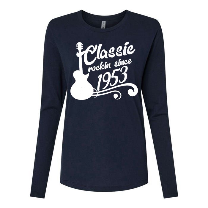 70th Birthday Classic Rockin Since 1953 Womens Cotton Relaxed Long Sleeve T-Shirt