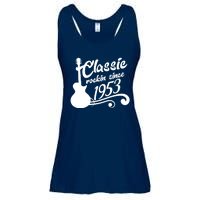 70th Birthday Classic Rockin Since 1953 Ladies Essential Flowy Tank