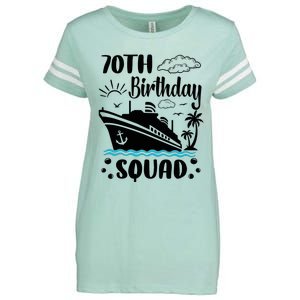 70th Birthday Cruise Vacation 2024 Cruise Matching Group Enza Ladies Jersey Football T-Shirt