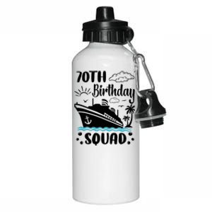 70th Birthday Cruise Vacation 2024 Cruise Matching Group Aluminum Water Bottle