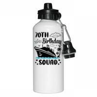 70th Birthday Cruise Vacation 2024 Cruise Matching Group Aluminum Water Bottle