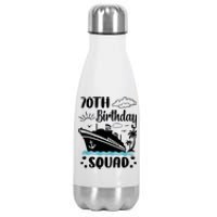 70th Birthday Cruise Vacation 2024 Cruise Matching Group Stainless Steel Insulated Water Bottle