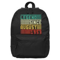 70th Birthday For Men 70 Years Old Vintage Funny 16 in Basic Backpack