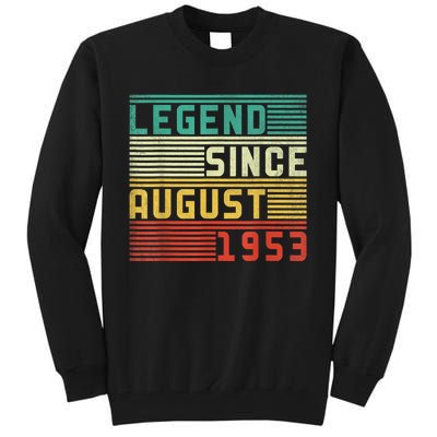 70th Birthday For Men 70 Years Old Vintage Funny Tall Sweatshirt