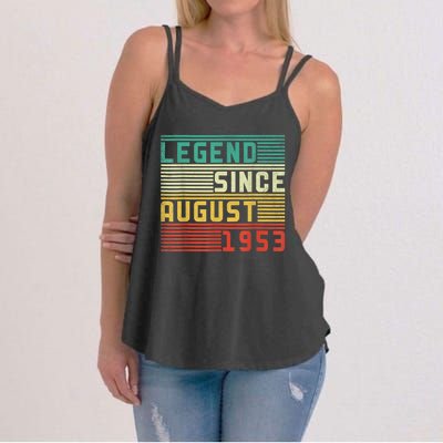 70th Birthday For Men 70 Years Old Vintage Funny Women's Strappy Tank