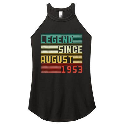 70th Birthday For Men 70 Years Old Vintage Funny Women's Perfect Tri Rocker Tank