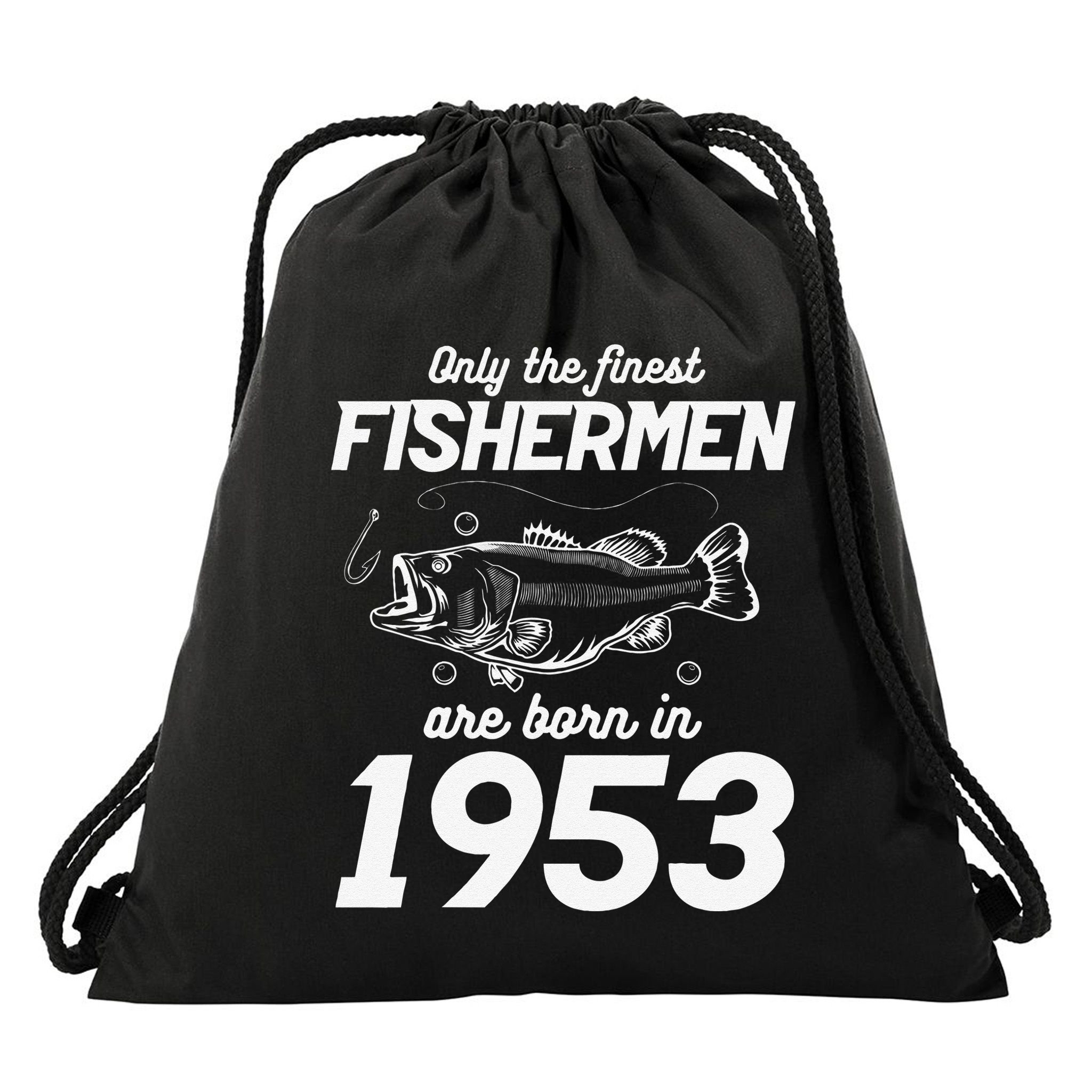 70th Birthday Fishing 70 Years Old Fisherman 1953 Drawstring Bag