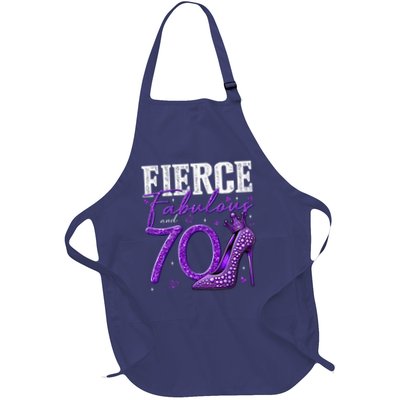 70th Birthday Fierce Fabulous And 70 Year Old Heels Apron