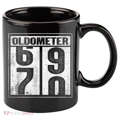 70th Birthday Funny Gift Oldometer 6970 11oz C Handle Ceramic Mug