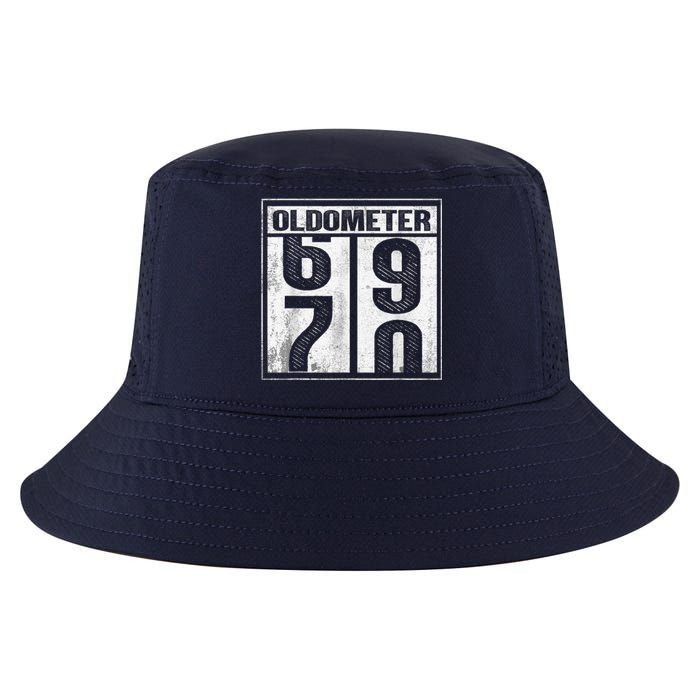 70th Birthday Funny Gift Oldometer 6970 Cool Comfort Performance Bucket Hat