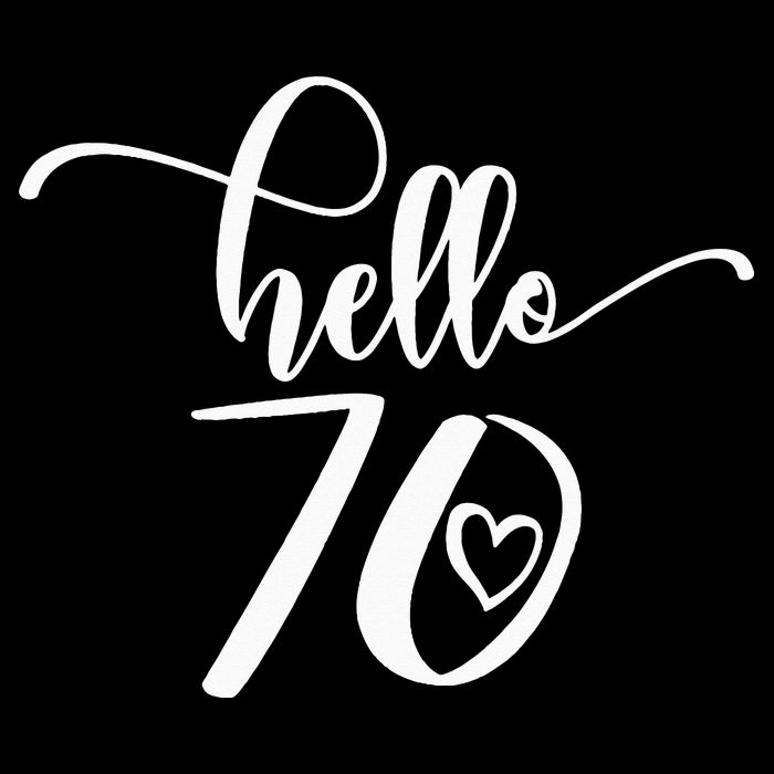 70th Birthday For  Hello 70 Seventy 70 Years Old Cute 16 in Basic Backpack