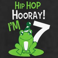 7th Birthday Frog Funny Party 7 Year Old Adult Drive Performance Visor