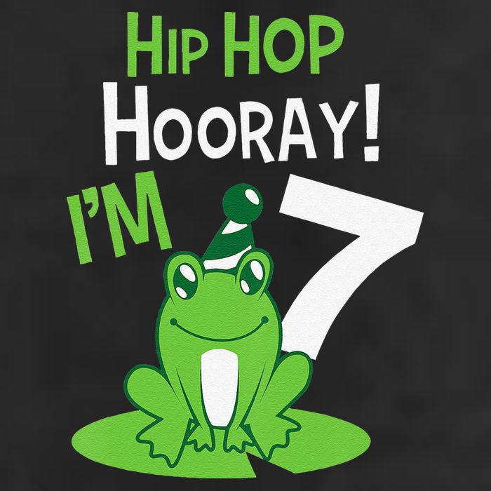 7th Birthday Frog Funny Party 7 Year Old Adult Drive Performance Visor