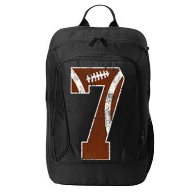 7th Birthday Football Lovers Bdy Boy 7 Year Old Girl City Backpack