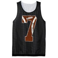 7th Birthday Football Lovers Bdy Boy 7 Year Old Girl Mesh Reversible Basketball Jersey Tank