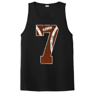 7th Birthday Football Lovers Bdy Boy 7 Year Old Girl PosiCharge Competitor Tank