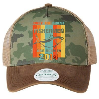 7th Birthday Gift For 7 Year Old Fishing Fishermen 2014 Legacy Tie Dye Trucker Hat