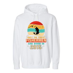 7th Birthday Gifts For 7 Year Old Fishing Fishermen 2015 Garment-Dyed Fleece Hoodie