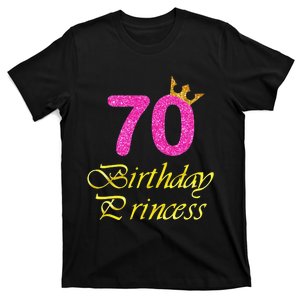 70th Birthday Gift Princess For 70 Years Old T-Shirt