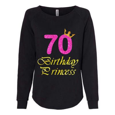 70th Birthday Gift Princess For 70 Years Old Womens California Wash Sweatshirt