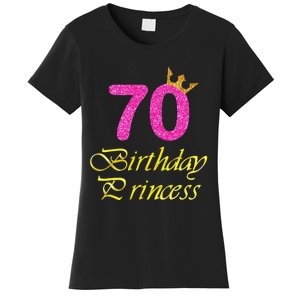 70th Birthday Gift Princess For 70 Years Old Women's T-Shirt