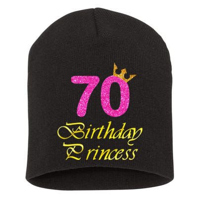 70th Birthday Gift Princess For 70 Years Old Short Acrylic Beanie