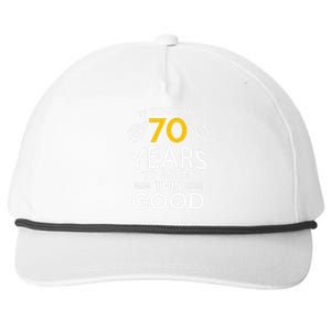 70th Birthday Gift Took Me 70 Years 70 Year Old Snapback Five-Panel Rope Hat