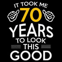 70th Birthday Gift Took Me 70 Years 70 Year Old Women's Perfect Tri Rocker Tank
