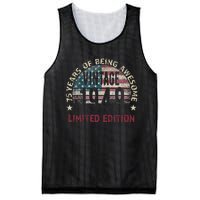 75th Birthday Gift Vintage Born 1949 Turning 75 Year Old Mesh Reversible Basketball Jersey Tank