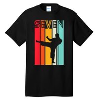 7th Birthday Gift Karate Retro Taekwondo Martial Tall T-Shirt