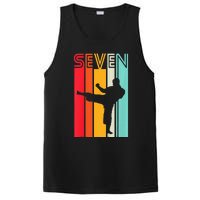 7th Birthday Gift Karate Retro Taekwondo Martial PosiCharge Competitor Tank