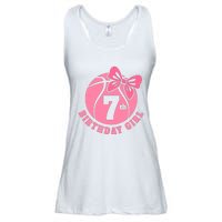 7th Birthday Girl Gift For Basketball Birthday Ladies Essential Flowy Tank