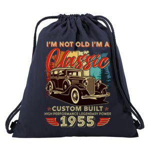 70th Birthday Im Not Old Im A Classic 1955 Custom Built Drawstring Bag