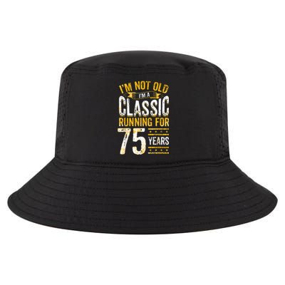 75th Birthday I 75 Year Old Classic Cool Comfort Performance Bucket Hat