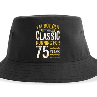 75th Birthday I 75 Year Old Classic Sustainable Bucket Hat