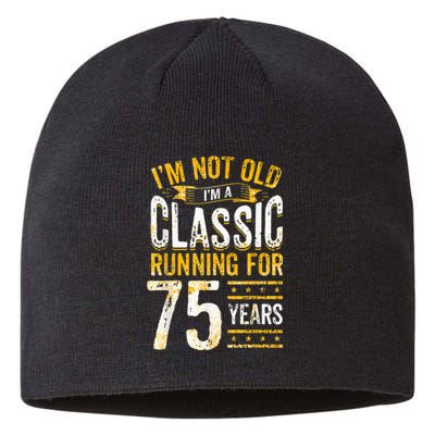 75th Birthday I 75 Year Old Classic Sustainable Beanie