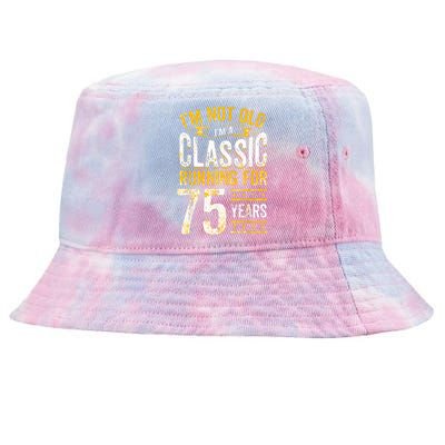 75th Birthday I 75 Year Old Classic Tie-Dyed Bucket Hat