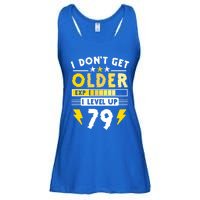 79th Birthday I Dont Get Older I Level Up 79 Years Gift Ladies Essential Flowy Tank