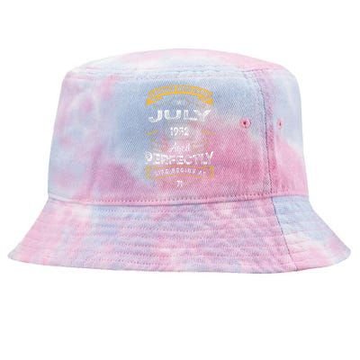 71th Birthday Legends Were Born In July 1952 Tie-Dyed Bucket Hat