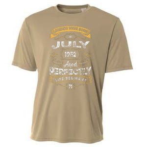 71th Birthday Legends Were Born In July 1952 Cooling Performance Crew T-Shirt