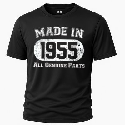 70th Birthday Made In 1955 All Genuine Parts Cooling Performance Crew T-Shirt