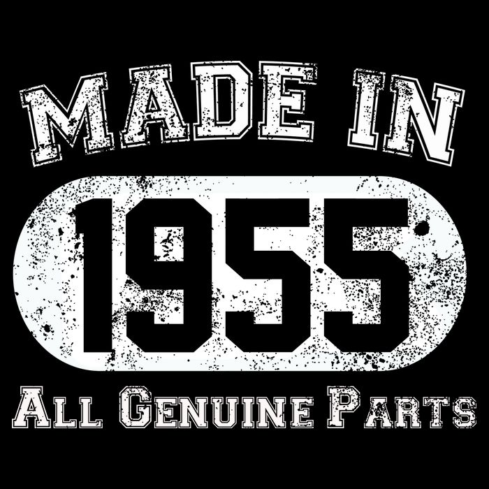 70th Birthday Made In 1955 All Genuine Parts Backpack