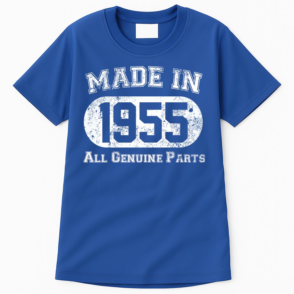 70th Birthday Made In 1955 All Genuine Parts Tall T-Shirt