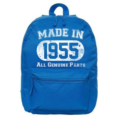 70th Birthday Made In 1955 All Genuine Parts 16 in Basic Backpack