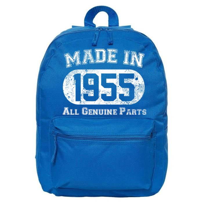 70th Birthday Made In 1955 All Genuine Parts 16 in Basic Backpack